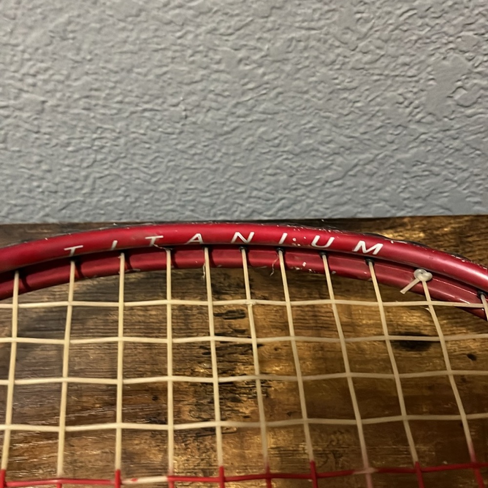 Wilson Red and White Racquet ball  Racket - Picture 7 of 14